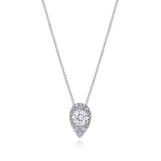 Fashion Tacori 17" Pear Bloom Diamond Necklace