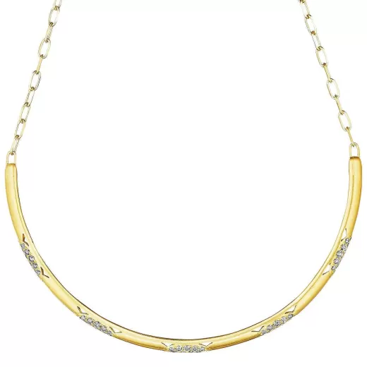 Best Tacori 360° Collar 18Kt Yellow Gold