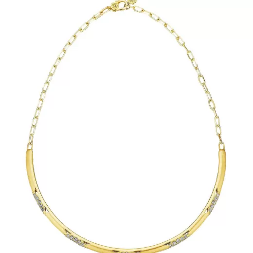 Best Tacori 360° Collar 18Kt Yellow Gold