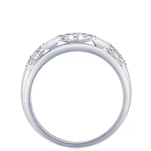 Hot Tacori 360° Stacked Ring 18Kt White Gold