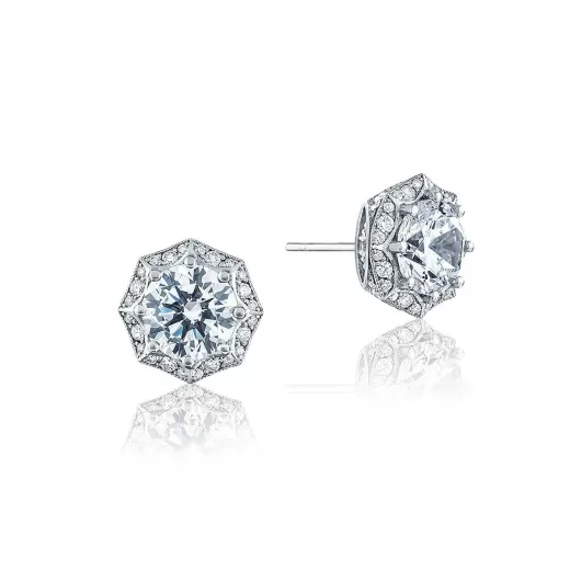 Store Tacori Art Deco Bloom Stud Earrings