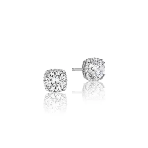 Best Tacori Dantela Bloom Diamond Stud Earrings