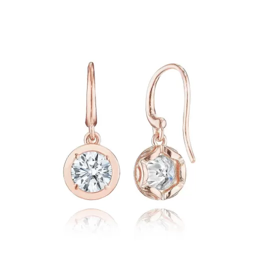 Cheap Tacori Diamond French Wire Earring - 1.5Ct 18Kt Rose Gold