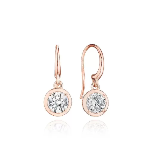 Clearance Tacori Diamond French Wire Earring - 1Ct 18Kt Rose Gold