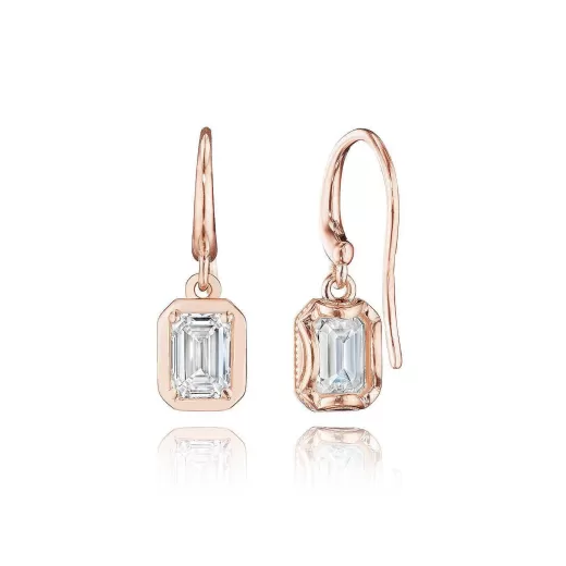 Store Tacori Diamond French Wire Earring - 1Ct 18Kt Rose Gold