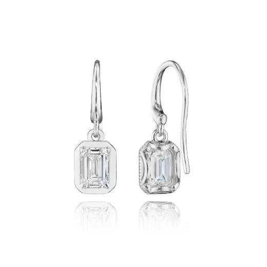 Clearance Tacori Diamond French Wire Earring - 1Ct 18Kt White Gold