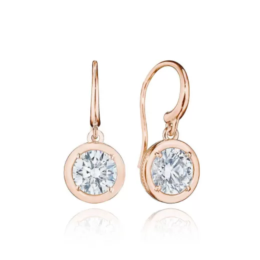 Cheap Tacori Diamond French Wire Earring - 2.08Ct 18Kt Rose Gold