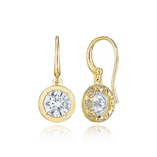 Discount Tacori Diamond French Wire Earring - 2.08Ct 18Kt Yellow Gold