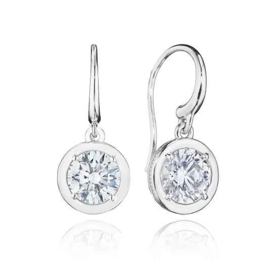 Shop Tacori Diamond French Wire Earring - 3.08Ct 18Kt White Gold