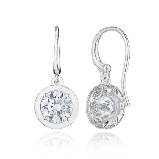 Shop Tacori Diamond French Wire Earring - 3.08Ct 18Kt White Gold