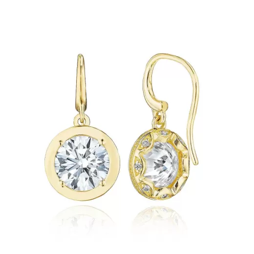 Flash Sale Tacori Diamond French Wire Earring - 4.08Ct 18Kt Yellow Gold