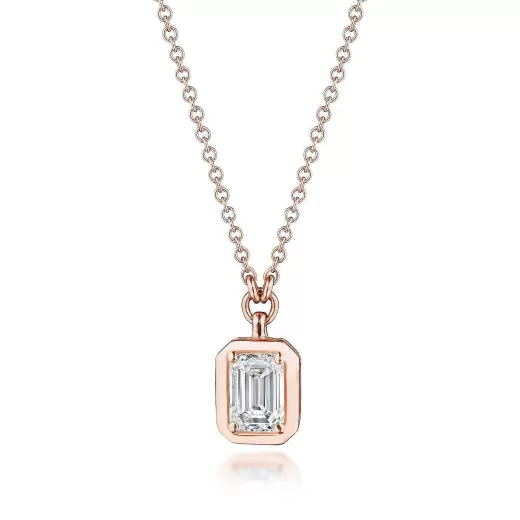 Hot Tacori Diamond Necklace - 0.5Ct 18Kt Rose Gold