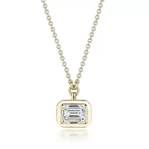 Cheap Tacori Diamond Necklace - 0.75Ct 18Kt Yellow Gold