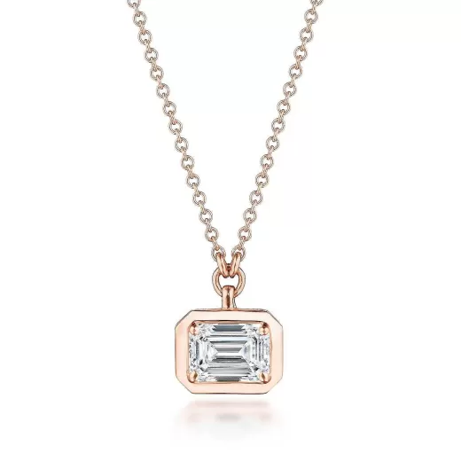 Shop Tacori Diamond Necklace - 0.75Ct 18Kt Rose Gold