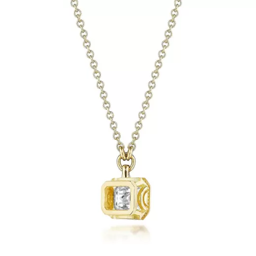 Cheap Tacori Diamond Necklace - 0.75Ct 18Kt Yellow Gold