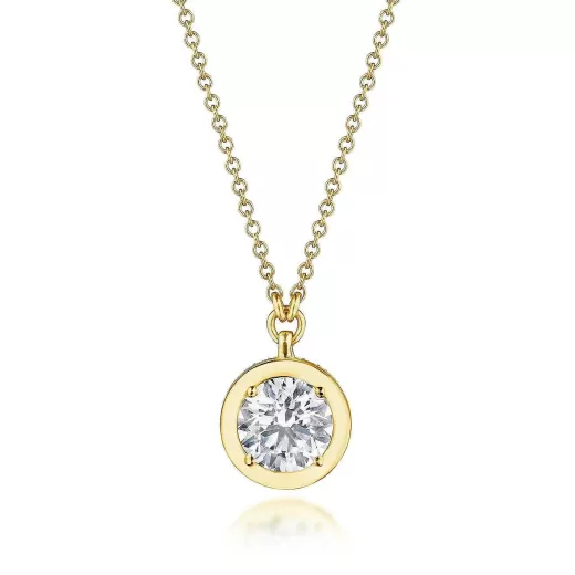 Flash Sale Tacori Diamond Necklace - 1Ct 18Kt Yellow Gold