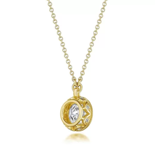 Flash Sale Tacori Diamond Necklace - 1Ct 18Kt Yellow Gold