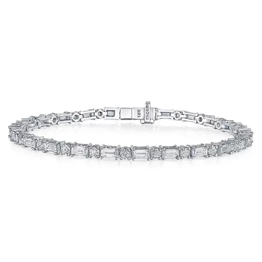 Discount Tacori Diamond Tennis Bracelet 18Kt White Gold