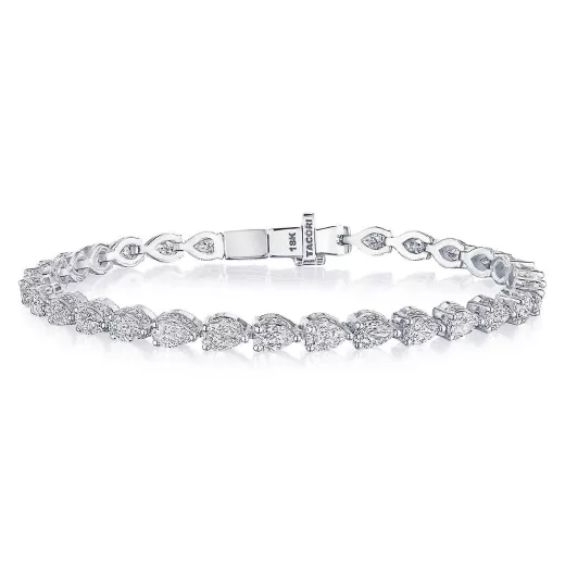 Clearance Tacori Diamond Tennis Bracelet 18Kt White Gold