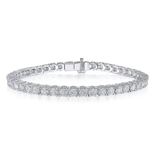 Outlet Tacori Diamond Tennis Bracelet 18Kt White Gold