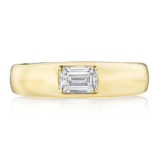 Fashion Tacori Domed Diamond Ring - 0.52Ct 18Kt Yellow Gold