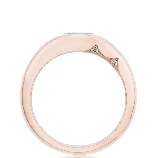 Discount Tacori Domed Diamond Ring - 0.52Ct 18Kt Rose Gold