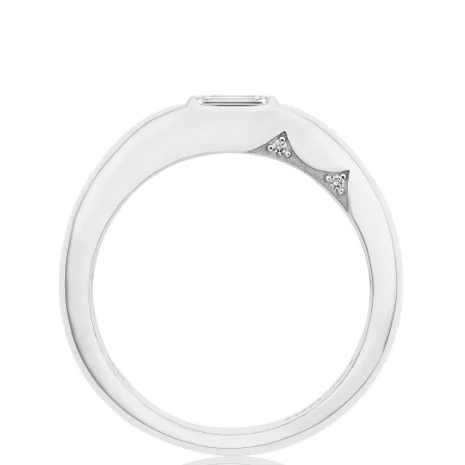 Cheap Tacori Domed Diamond Ring - 0.52Ct 18Kt White Gold