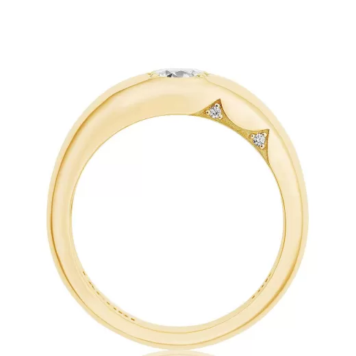 Cheap Tacori Domed Diamond Ring - 0.52Ct 18Kt Yellow Gold