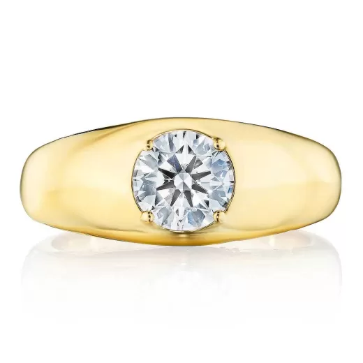 Hot Tacori Domed Diamond Ring - 1.02Ct 18Kt Yellow Gold