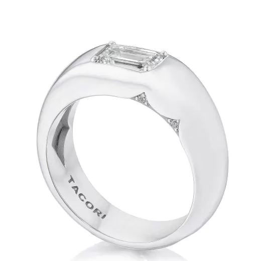 Fashion Tacori Domed Diamond Ring - 1.02Ct 18Kt White Gold