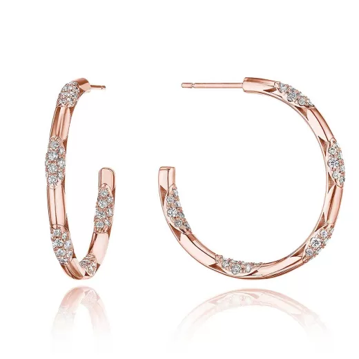 Store Tacori Large Hoop - 34Mm 18Kt Rose Gold