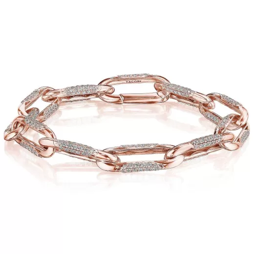 Clearance Tacori Large Link Bracelet 18Kt Rose Gold