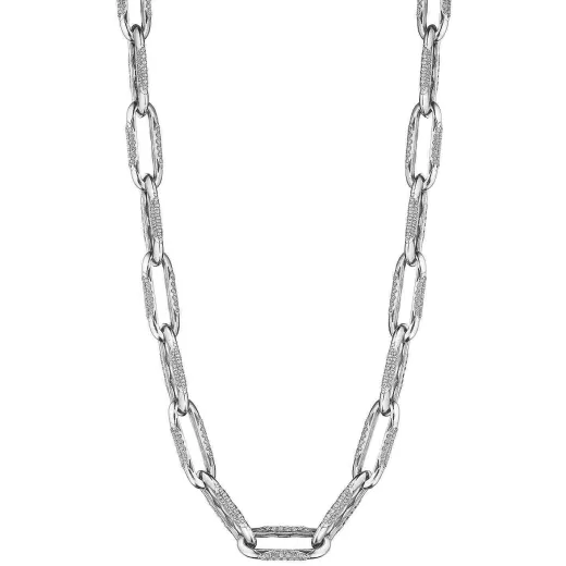 Online Tacori Large Link Necklace 18Kt White Gold