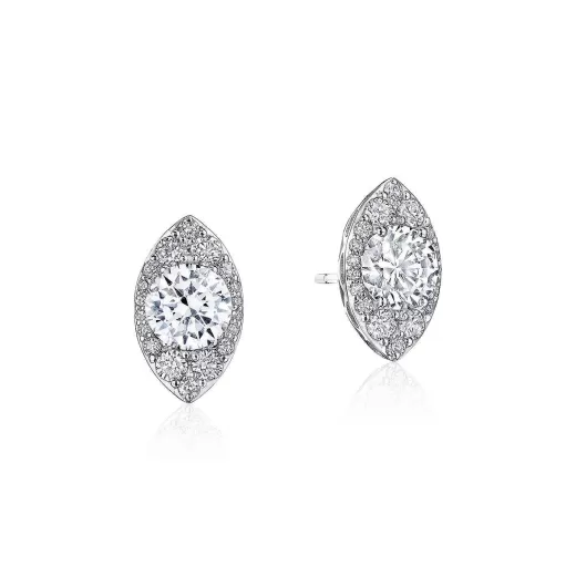 Best Sale Tacori Marquise Bloom Diamond Earrings