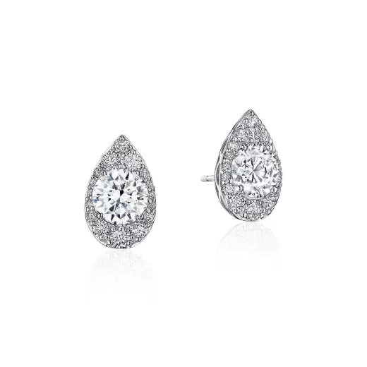 Discount Tacori Pear Bloom Diamond Earring