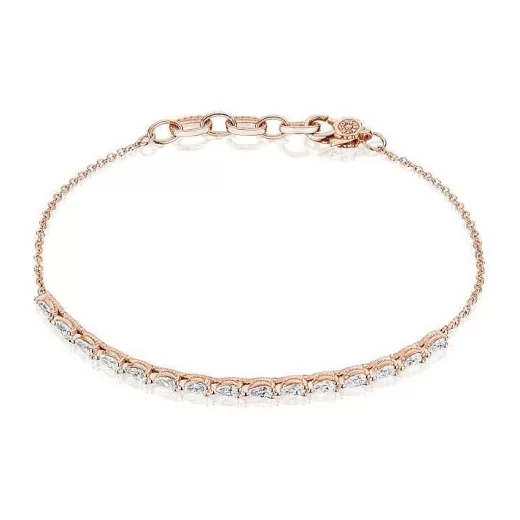 Online Tacori Pear Diamond Bracelet In 18K Rose Gold 18Kt Rose Gold