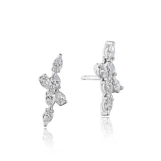 Store Tacori Pear Diamond Earrings In 18K White Gold 18Kt White Gold