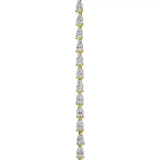 Cheap Tacori Pear Diamond Tennis Bracelet In 18K Yellow Gold 18Kt Yellow Gold