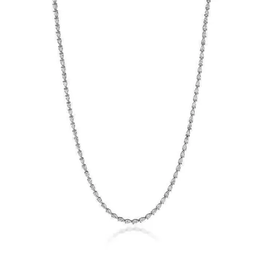 Sale Tacori Pear Diamond Tennis Necklace In 18K White Gold 18Kt White Gold