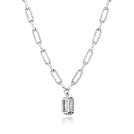 Store Tacori Petite Diamond Link Necklace - 2.04Ct 18Kt White Gold