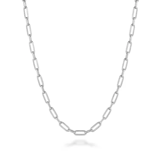 Best Sale Tacori Petite Link Necklace 18Kt White Gold