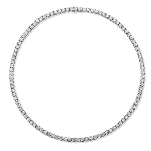 Outlet Tacori Riviera Necklace 18Kt White Gold