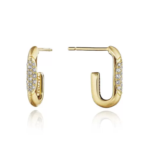 Store Tacori Single Link Earrings 18Kt Yellow Gold