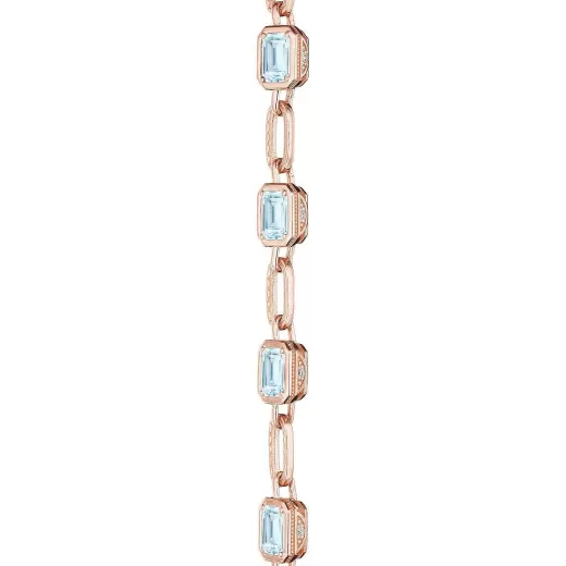 Cheap Tacori Sky Blue Topaz Link Necklace 18Kt Rose Gold