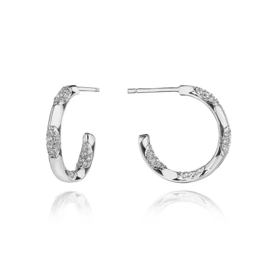 Online Tacori Small Hoop - 20Mm 18Kt White Gold