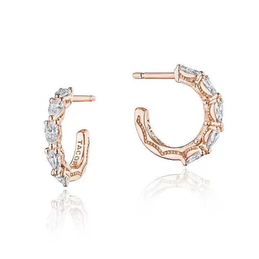 New Tacori Small Hoop Earrings In 18K Rose Gold - 12.90Mm 18Kt Rose Gold