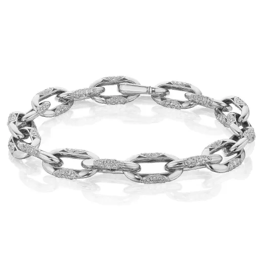 Flash Sale Tacori Small Link Bracelet 18Kt White Gold