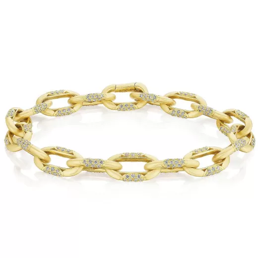 Cheap Tacori Small Link Bracelet 18Kt Yellow Gold