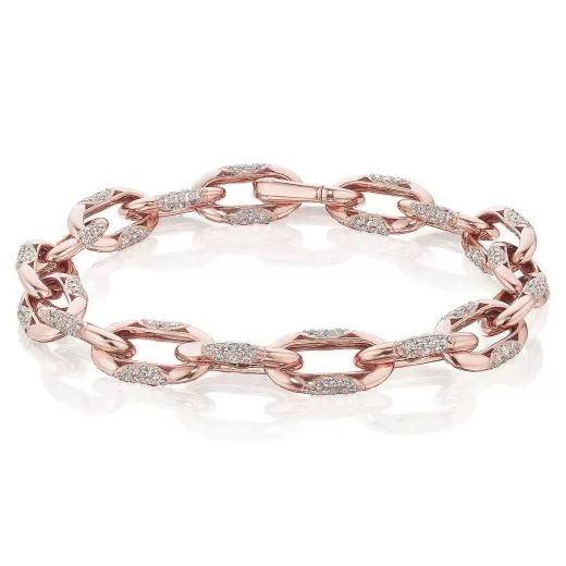 Fashion Tacori Small Link Bracelet 18Kt Rose Gold